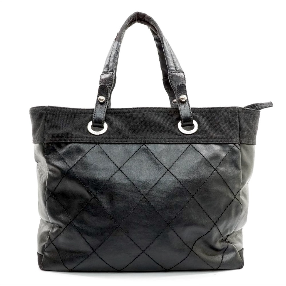 🖤 Chanel Biarritz Quilted Tote Bag